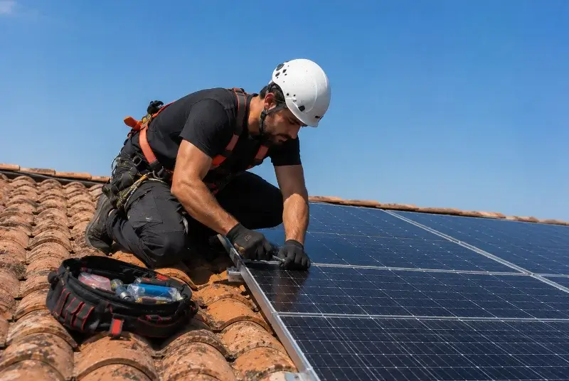 Maintenance et monitoring de panneaux solaires à Nuaillé