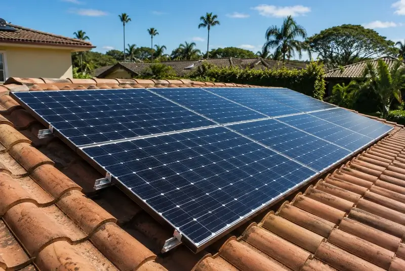 Installation de panneaux solaires à Nuaillé