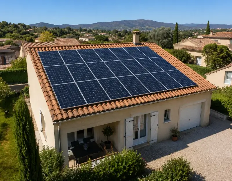 Prime à l'autoconsommation panneaux solaires Nuaillé — aide financière de l'État